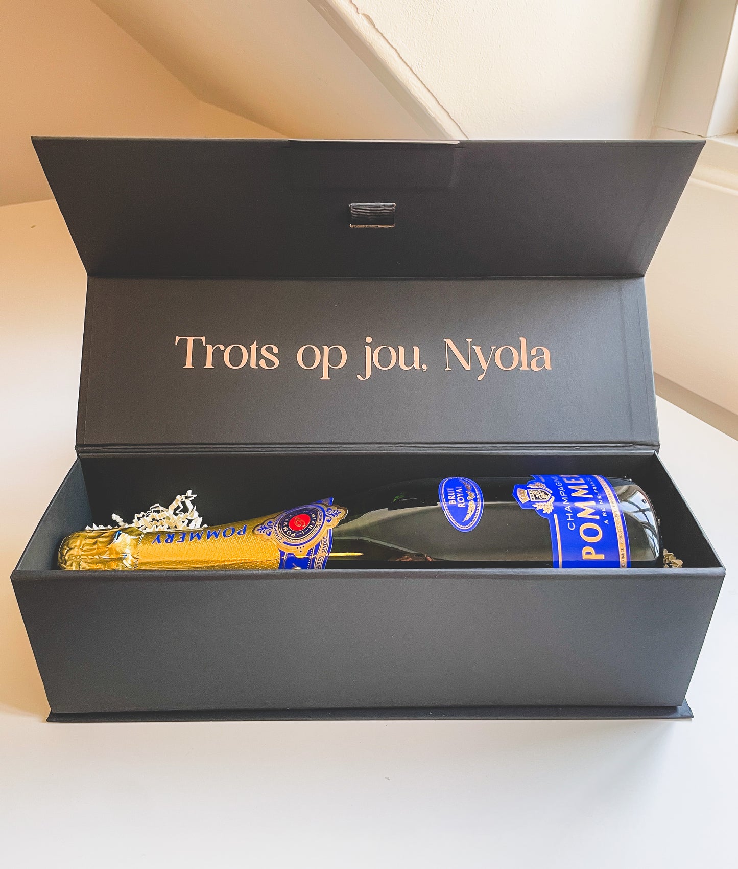 Hoera geslaagd! – giftbox met champagne