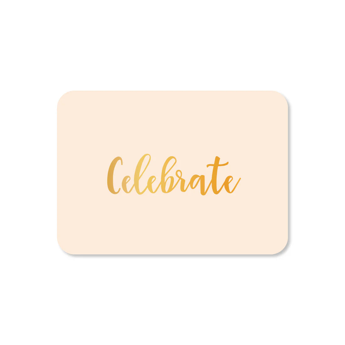 Enkele minikaart Celebrate