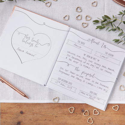 Weddingplanner rosé goud